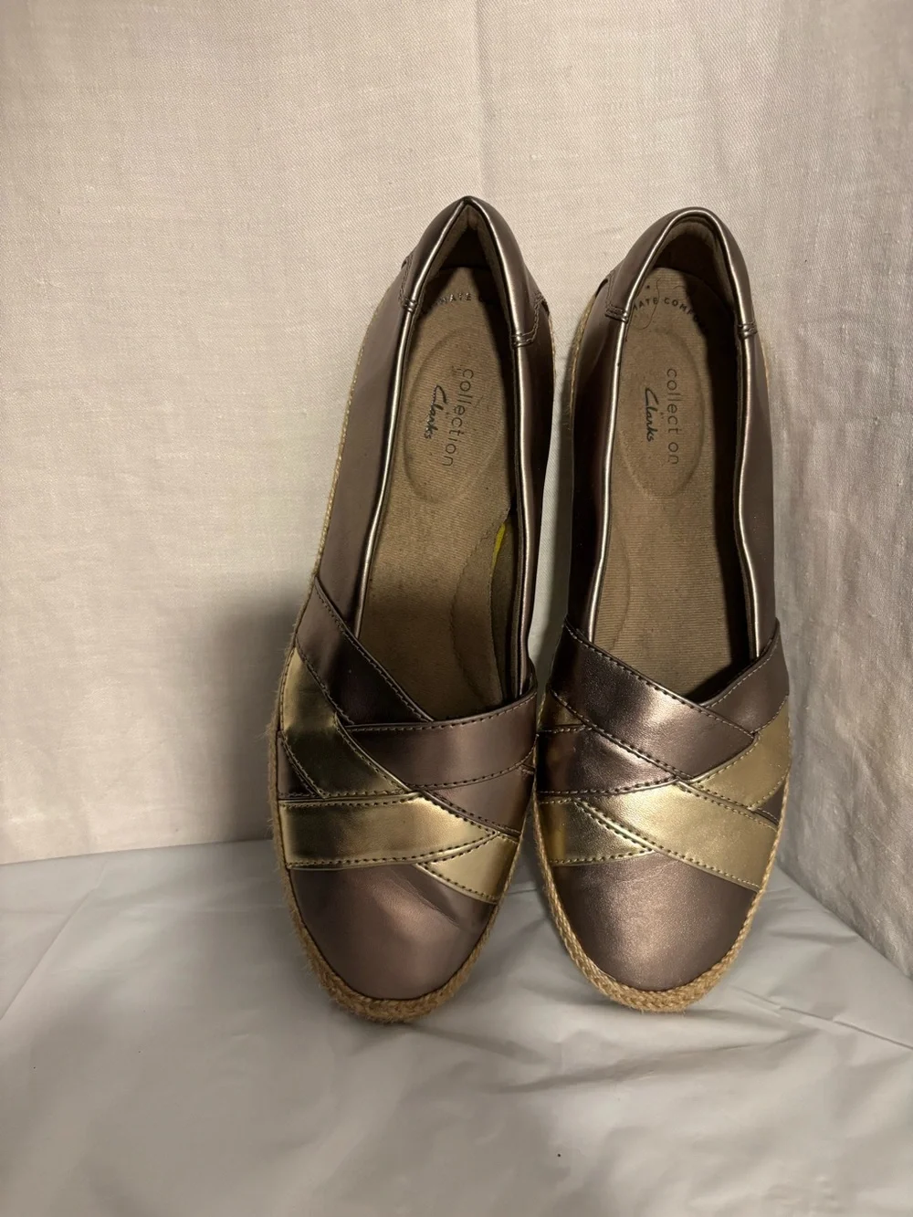 Clarks Danelly shine loofers Women’s shoes size 8